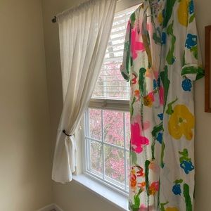 Catherine Ogust Neon Floral Print dress